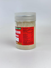 Close-up of superfine hawthorn powder texture