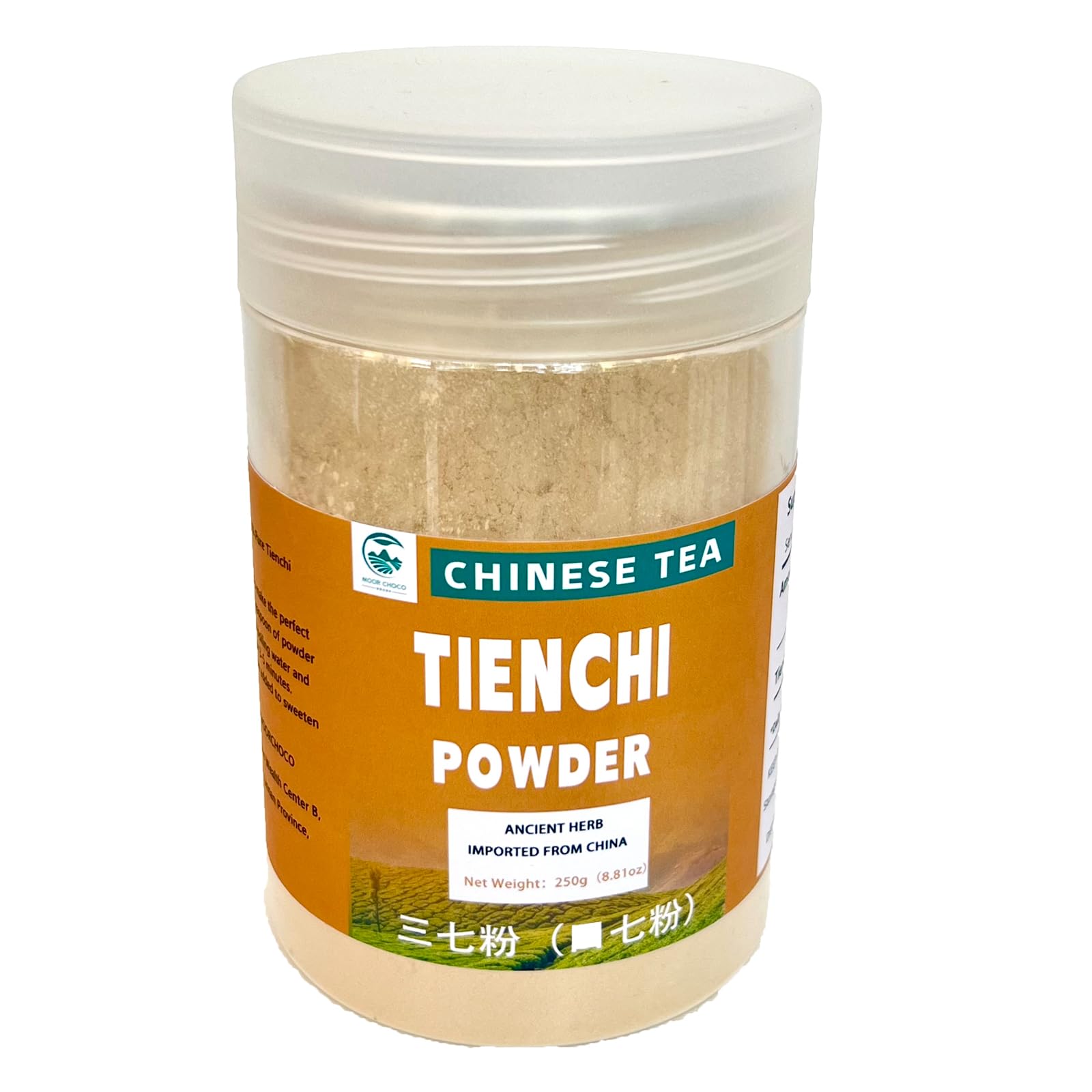 MOORCHOCO Tianchi Ginseng Powder container, 8.81 oz, 120 mesh, 100% pure pseudoginseng