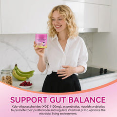 Lactobacillus probiotic blend for vaginal and gut health