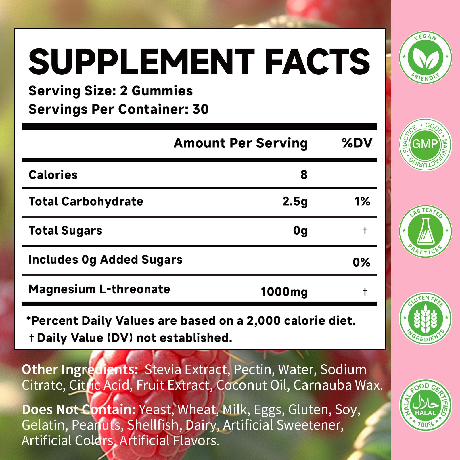 Gummies texture and color – 1,000mg per serving