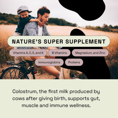 MOOVE colostrum supporting gut balance and digestion