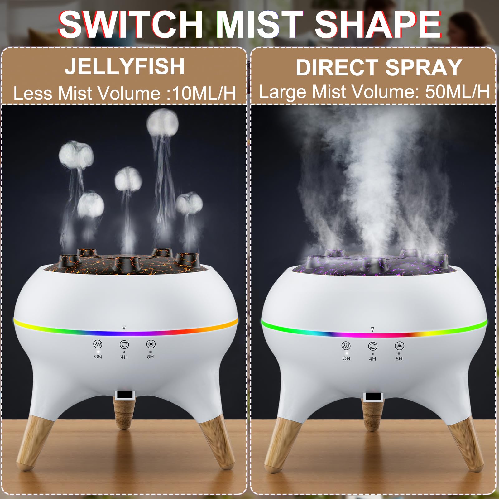Lavender and Mint essential oils included