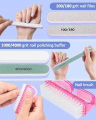 MORGLES 1000-4000 grit buffer polishes surface for shine.