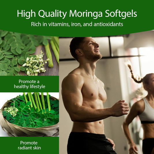 Organic Moringa oleifera leaves