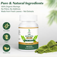 Moringa capsules for energy boost