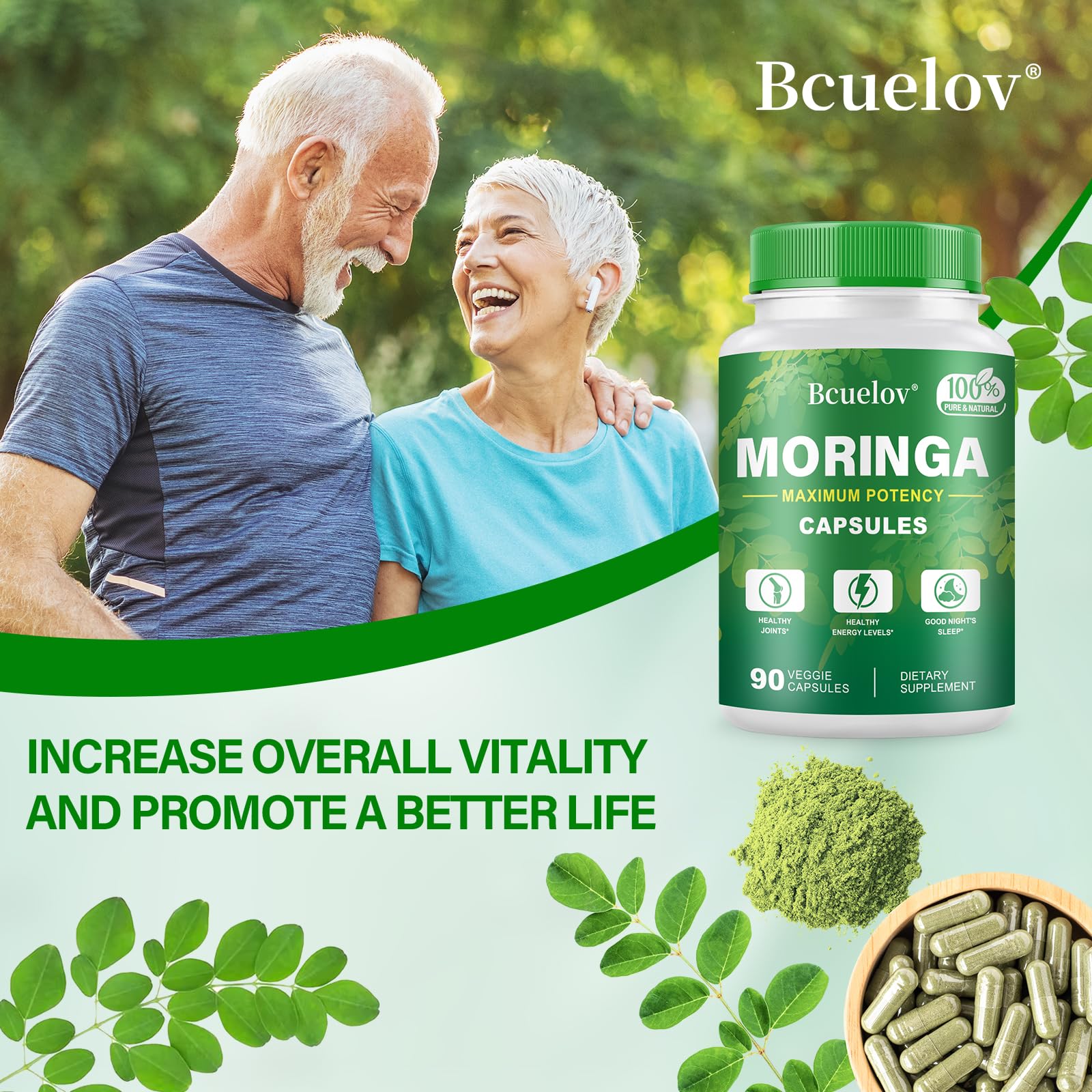 Moringa capsules for immune support