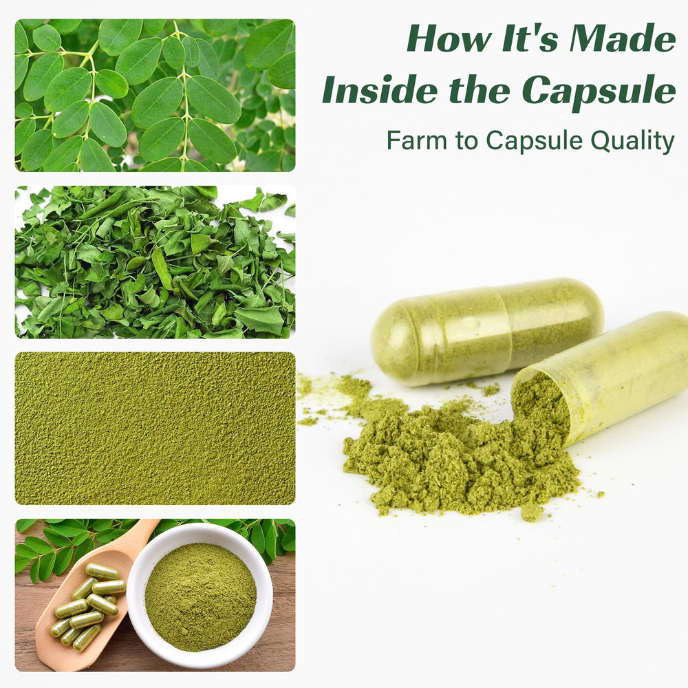 Moringa capsules promoting immune support