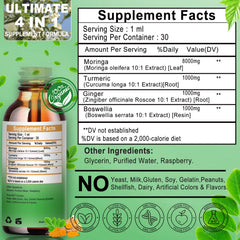 Gut health support with Moringa Drops