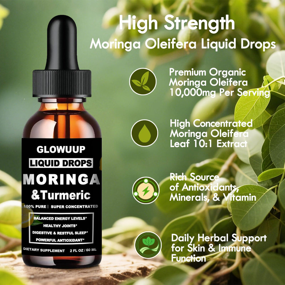 Moringa drops for immune support and digestive health