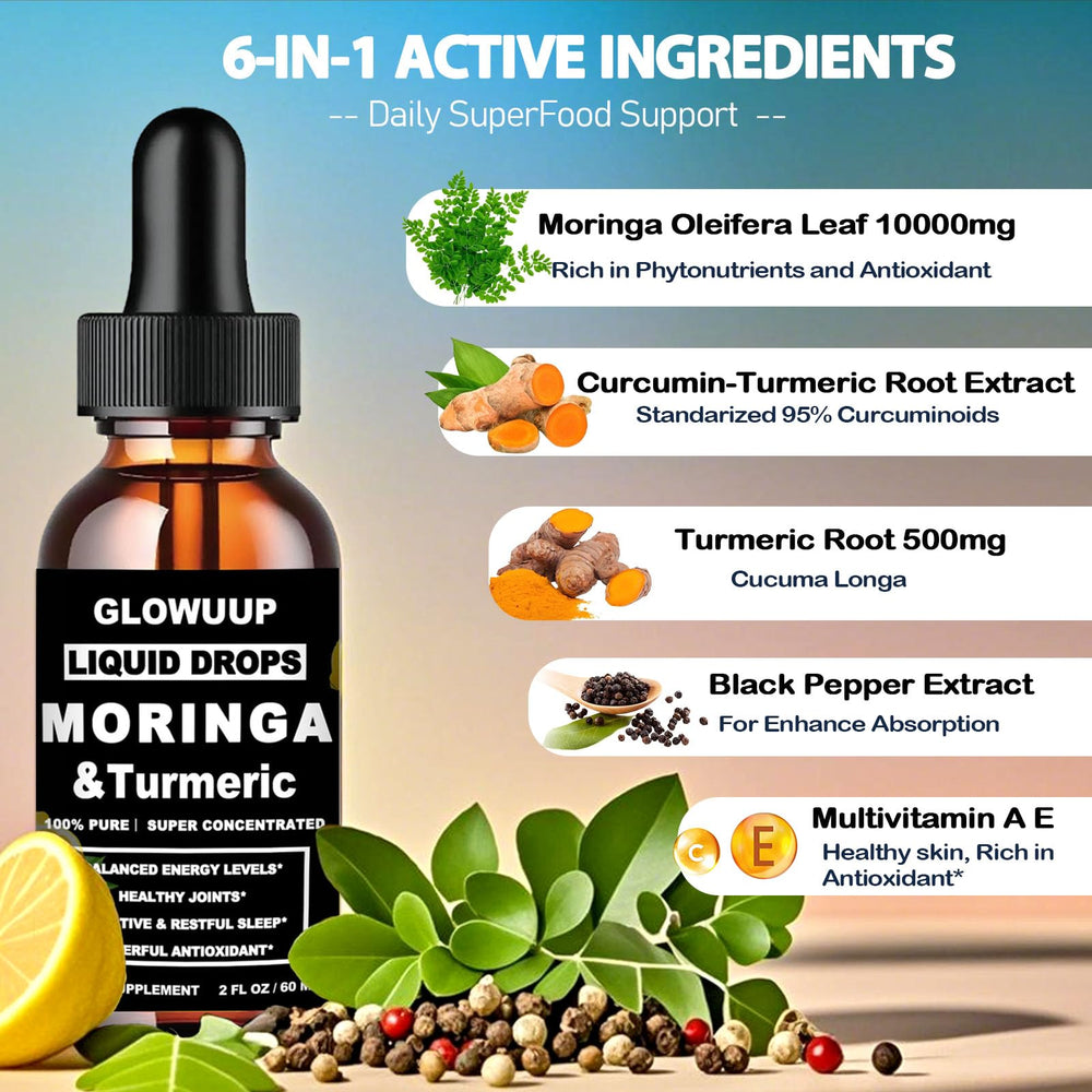 Drops rich in vitamins C and E for antioxidant support