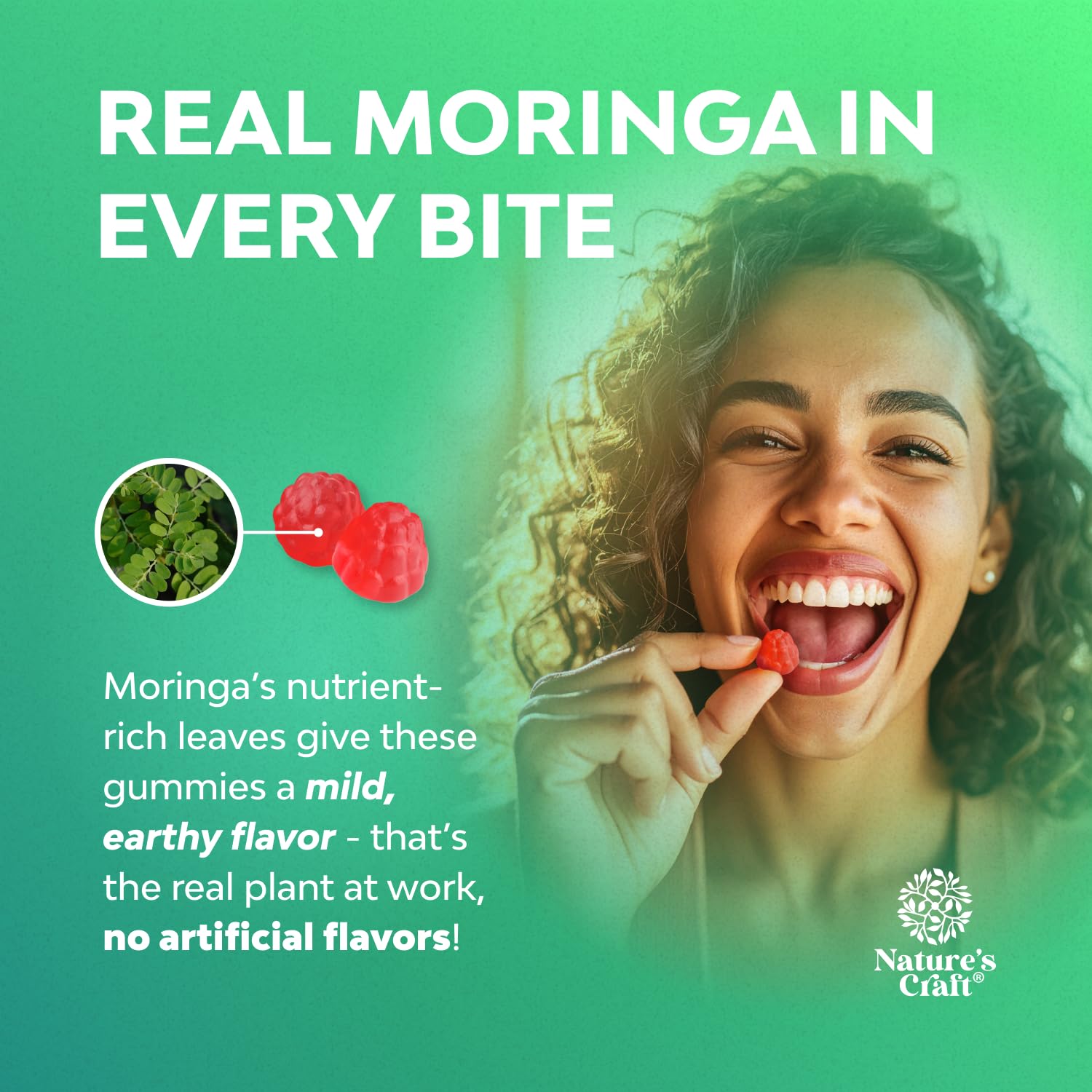 Moringa Gummies ingredients label