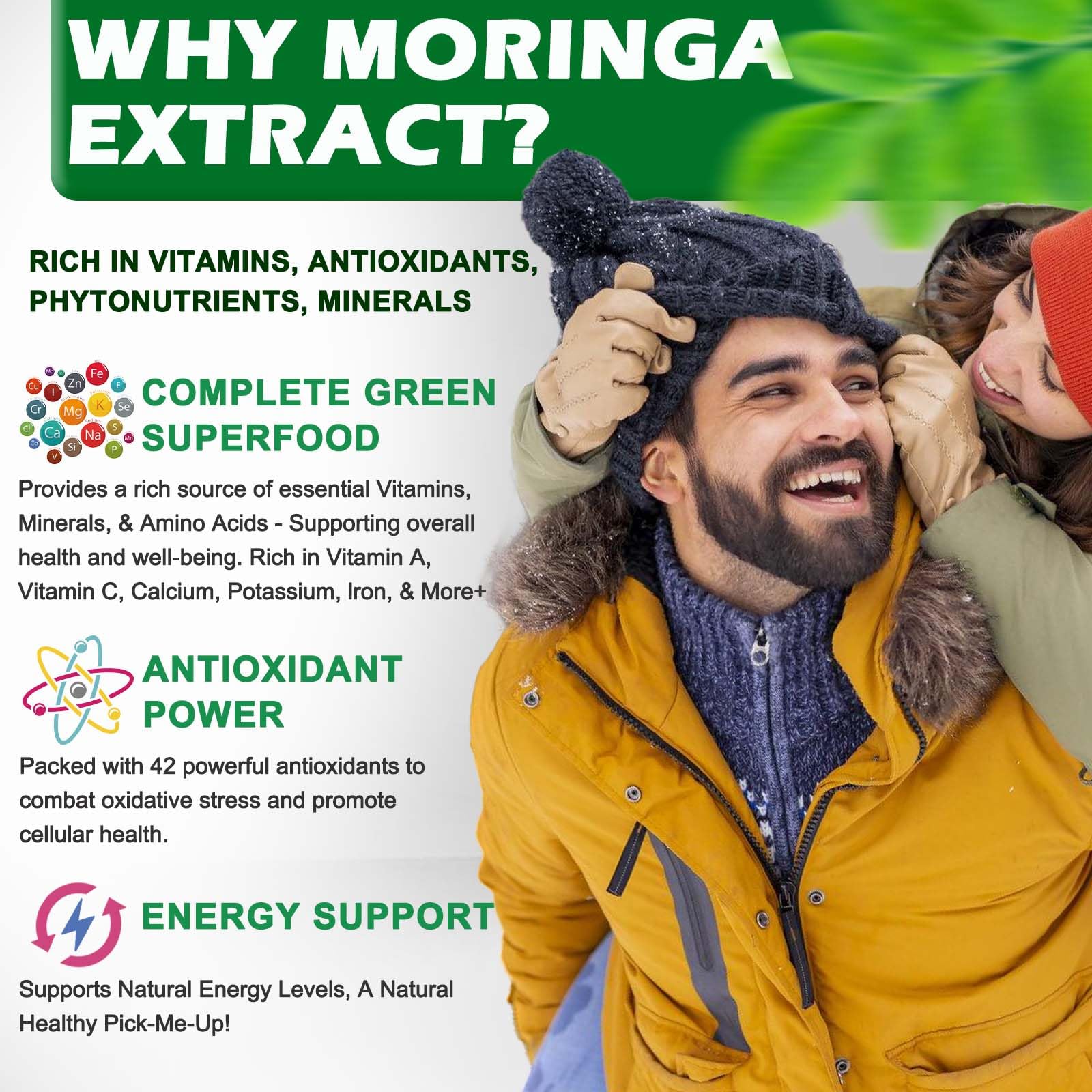 Moringa leaf liquid extract potency visual