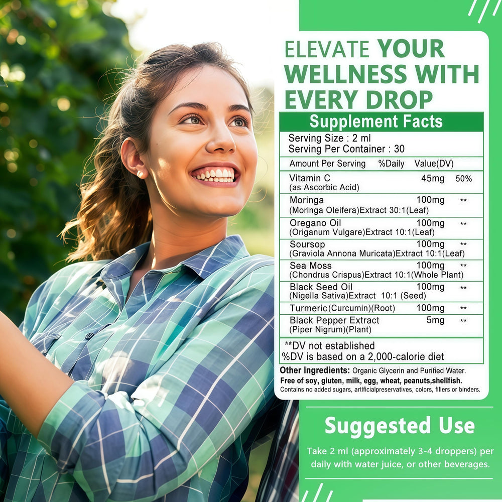 Lifestyle image showing wellness and vitality with Moringa Drops