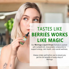 GMP-certified lab-tested moringa liquid drops