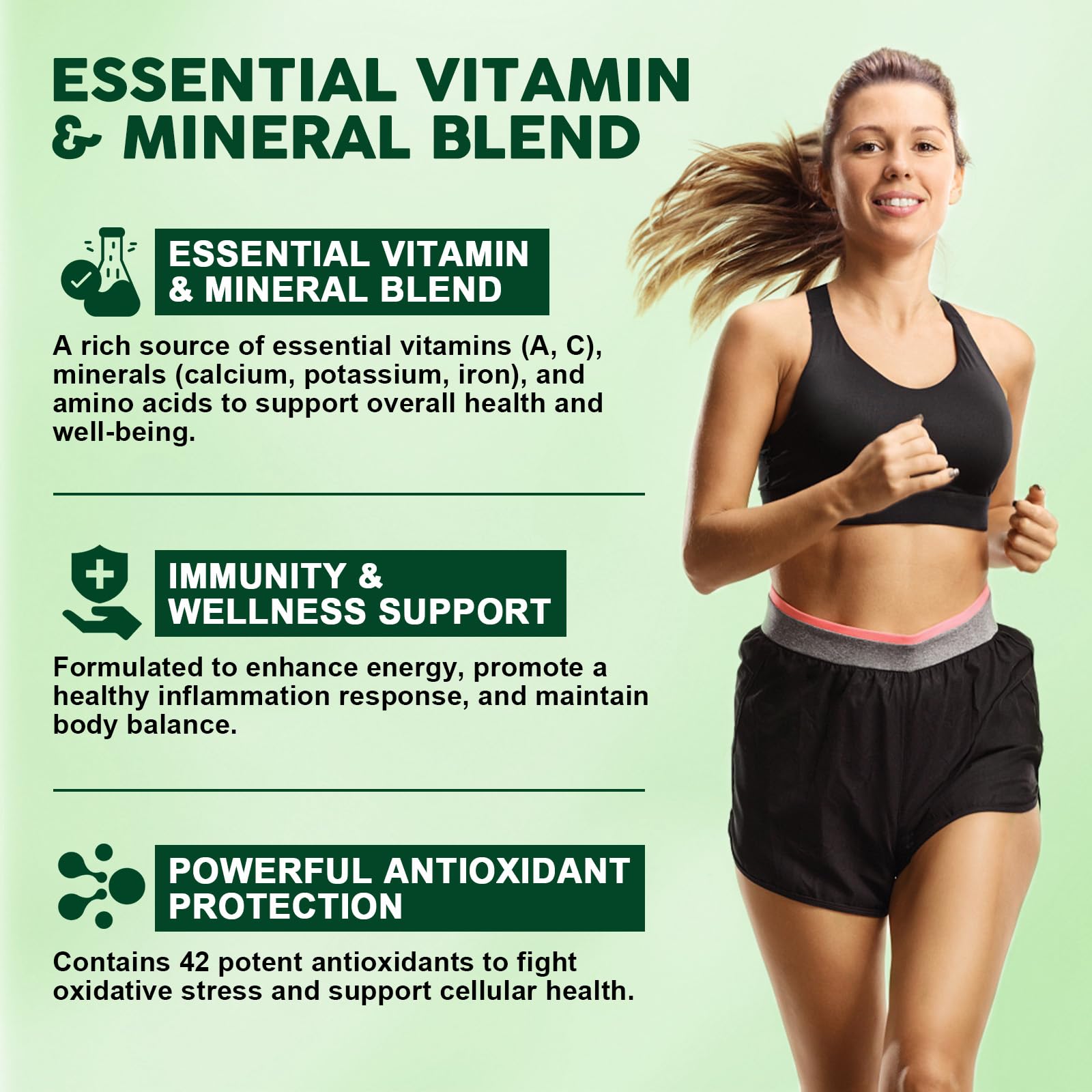 Ingredients: turmeric, black pepper and grape seed extract in moringa liquid