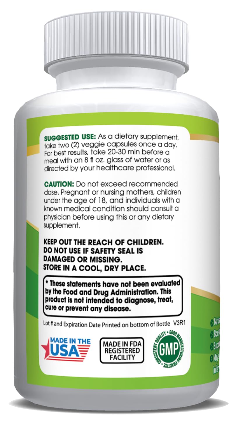 Label indicates vegan and non-GMO formulation