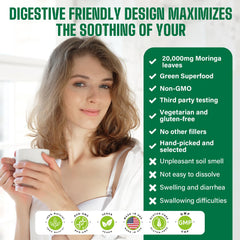 Healthy lifestyle with moringa smoothie bottle