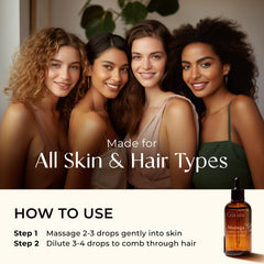 Moringa oil for hair and scalp nourishment