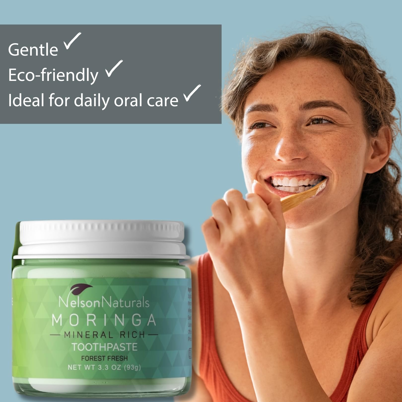 Product claims of a dentist-clean feeling after use
