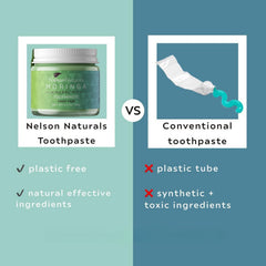 Natural ingredients list including moringa and minerals