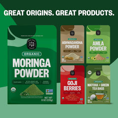 Serving idea: moringa powder in tea or hot drink