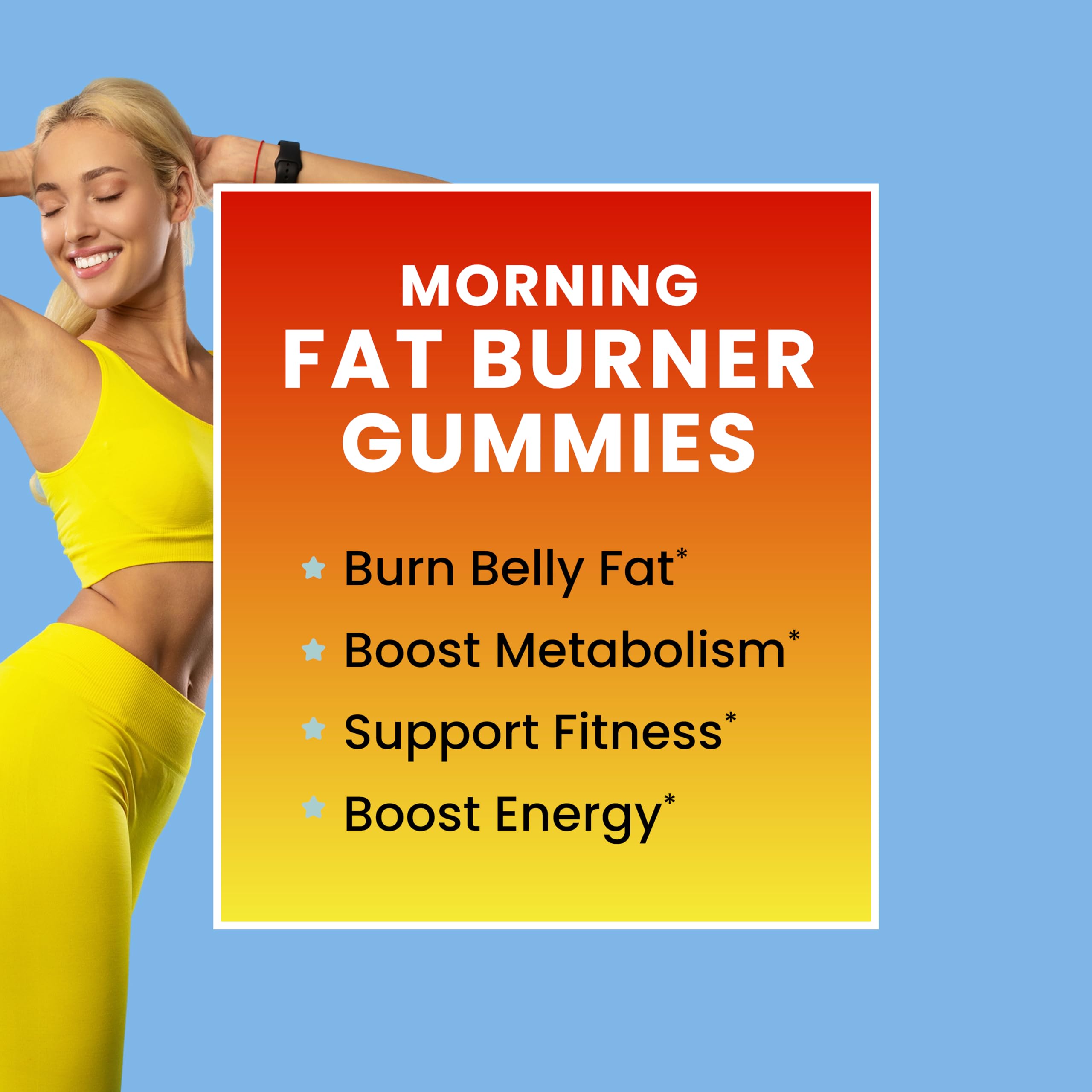 Illustration highlighting belly fat target area
