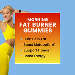 Illustration highlighting belly fat target area