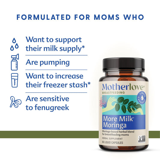 Moringa-based lactation blend ingredients