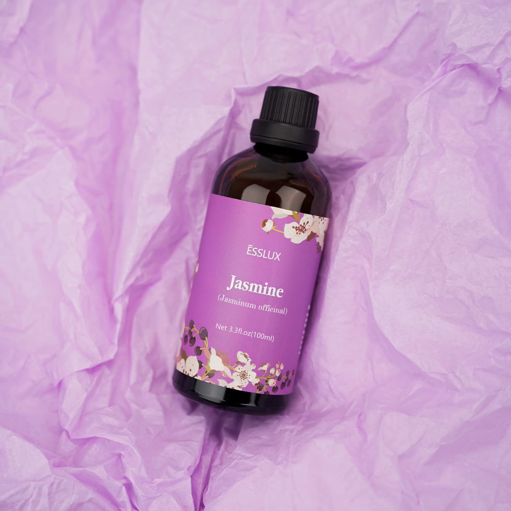Jasmine oil from Morocco origin label