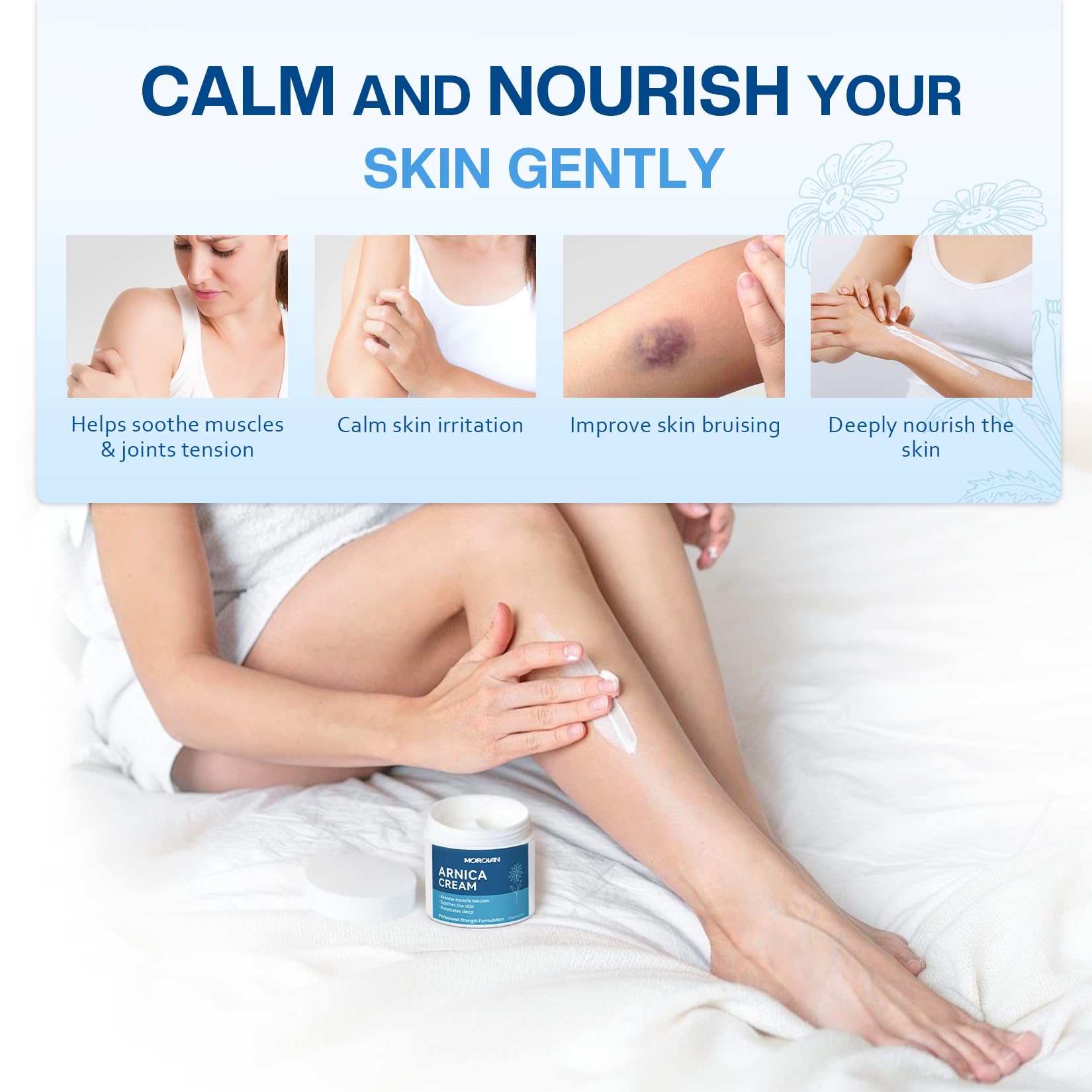 Morovan Arnica Cream for sports recovery and swelling relief