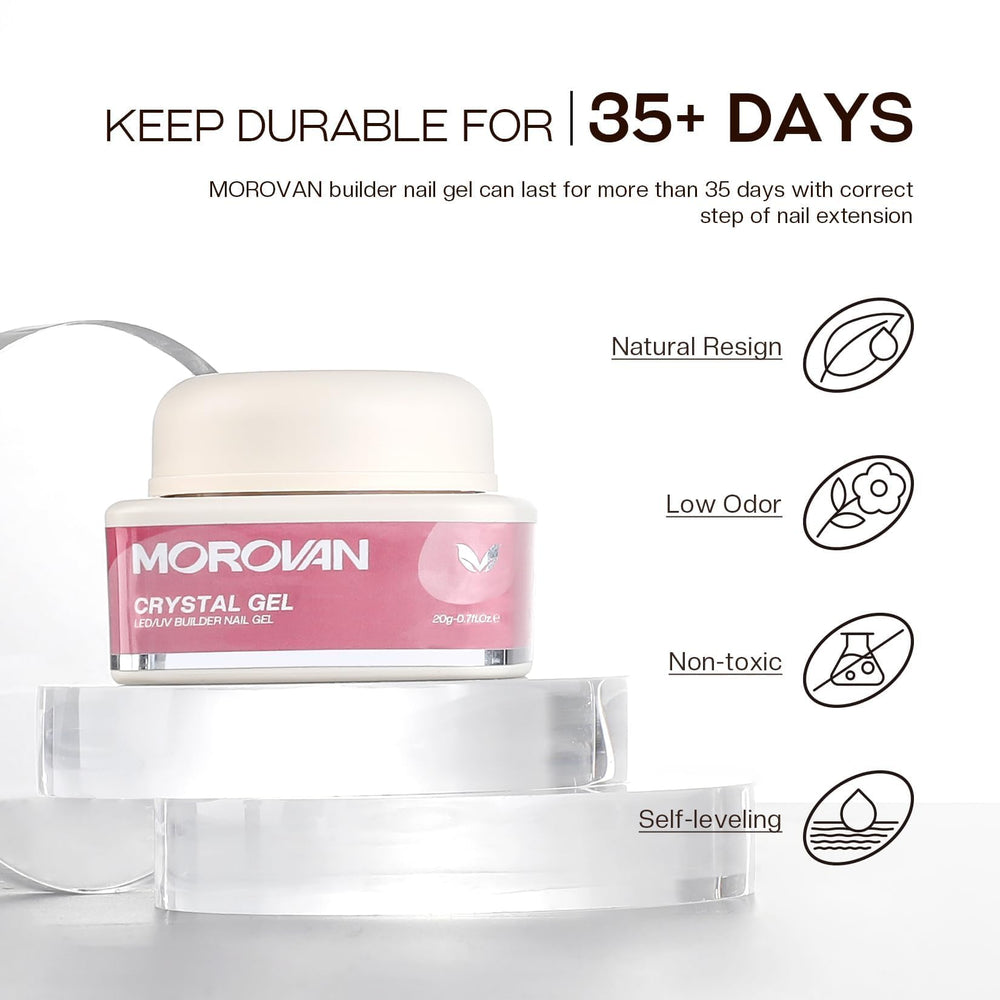 Morovan Builder Gel beginner-friendly use for pros and hobbyists.