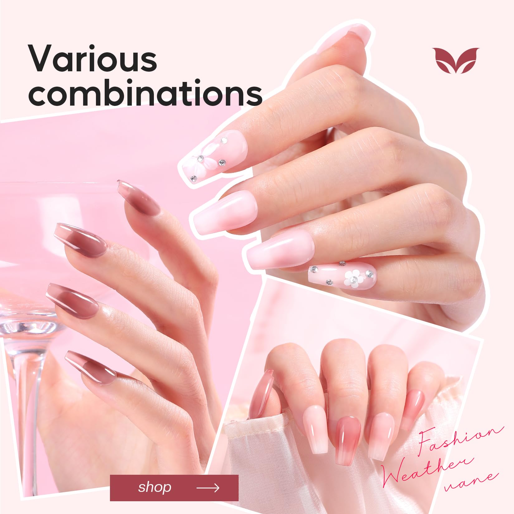 Morovan jelly nail polish mini bottle close-up, showcasing convenient size for DIY nail art.