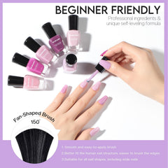 Morovan varied color scheme supports multiple nail looks