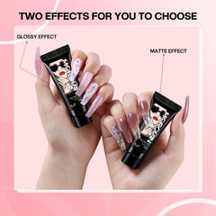 Morovan Poly Gel Nail Colors support 3D art and carving.
