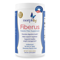 MORPHUS Fiberus packaging and label for prebiotic fiber supplement