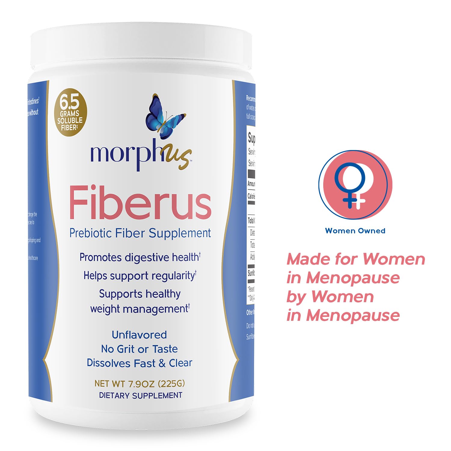 Measuring scoop with MORPHUS Fiberus powder