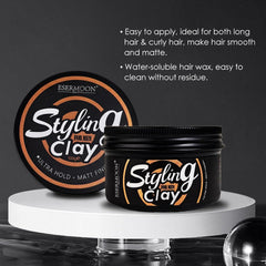 Mositear no-residue formula visible on hair for a clean finish.