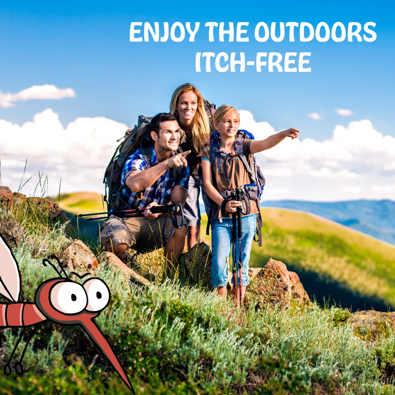 Moskinto 42-count family-pack ready for outdoor adventures.