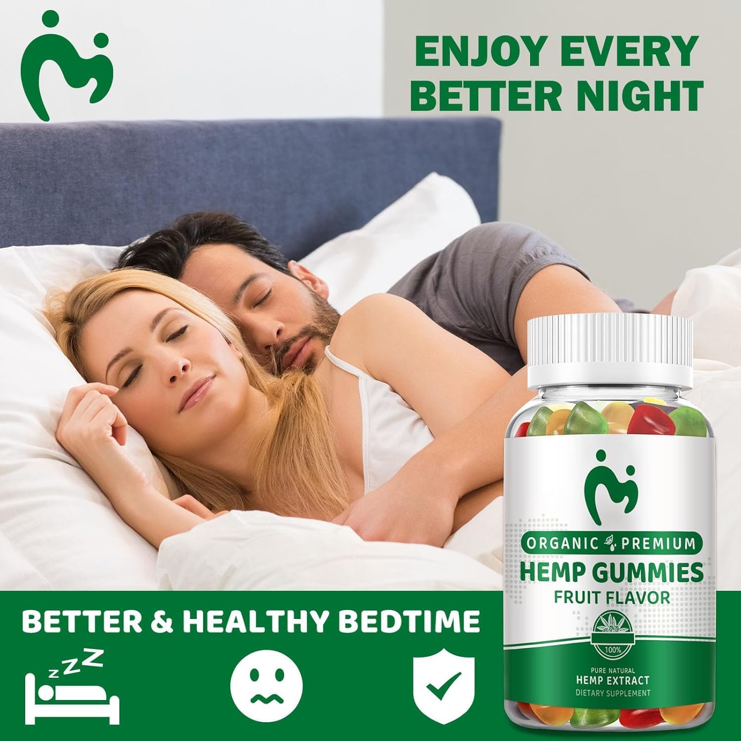 Hemp gummies aiding relaxation and anxiety relief