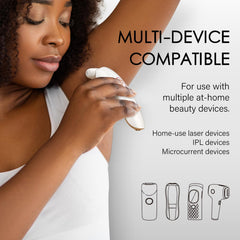 MOSRROU cooling gel on the body delivering refreshing comfort during sessions