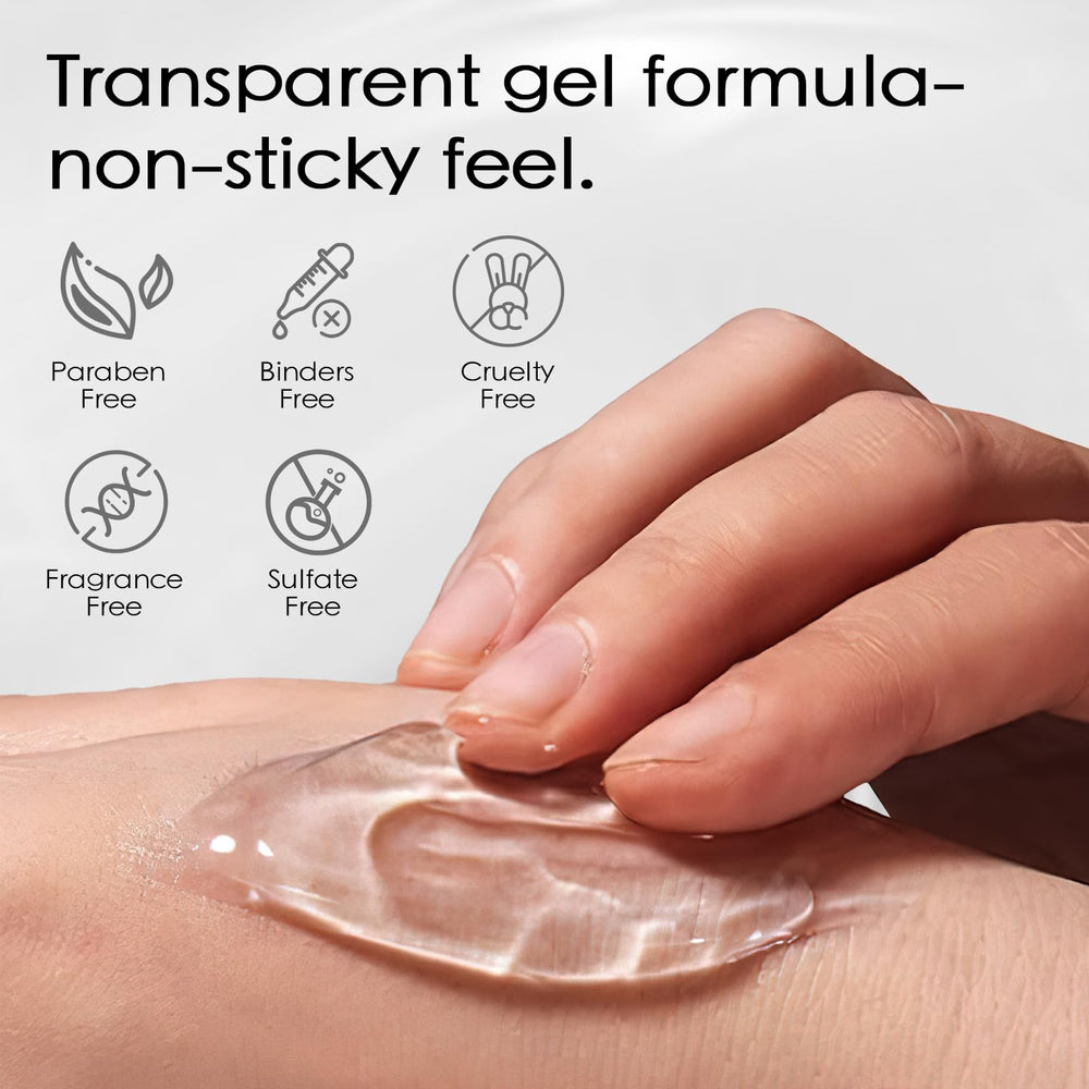 MOSRROU cooling gel is easy to rinse after use