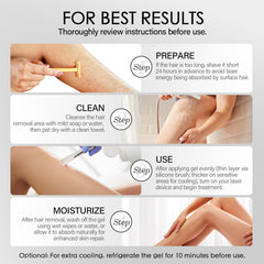 MOSRROU cooling gel enriched with aloe vera and Centella for nourishment