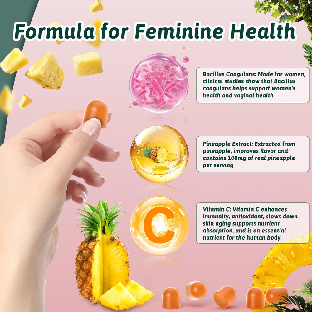60-count Mosslly Feminine Balance Gummies promotional image
