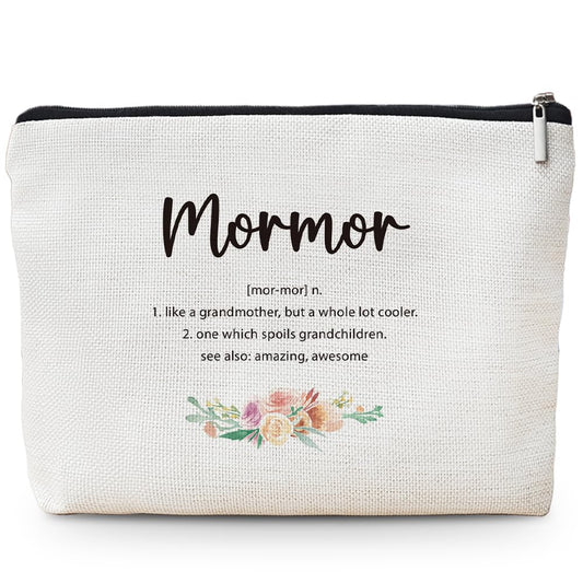 MOTERMATE Mormor makeup bag front view for organized cosmetics on the go