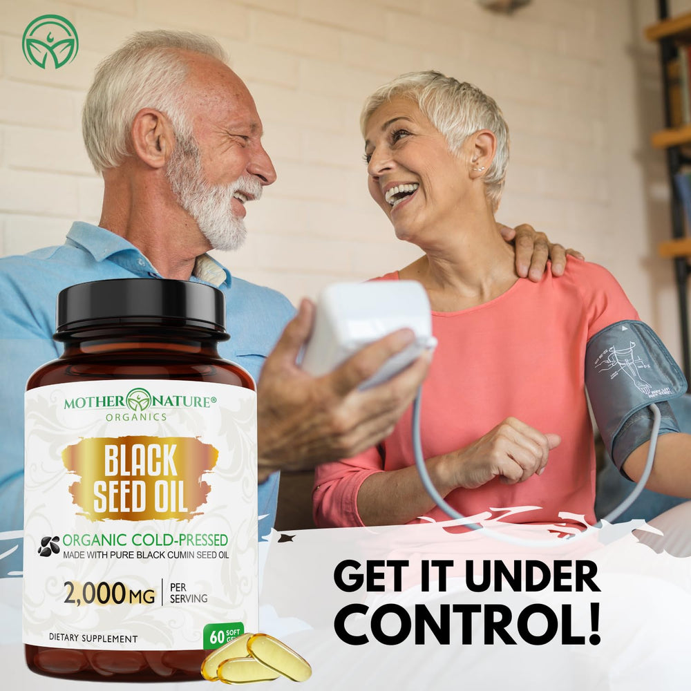 180 count bottle of black seed oil capsules