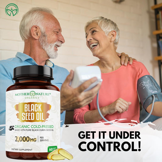 180 count bottle of black seed oil capsules