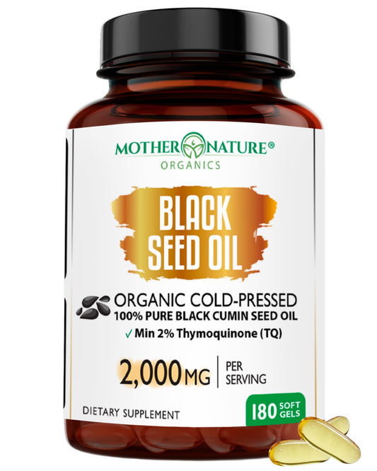 Hero image of Mother Nature Organic Black Seed Oil Capsules