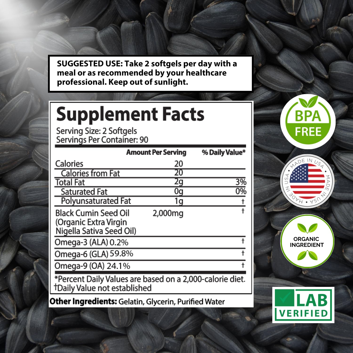Mother Nature Organics omega-rich softgels provide convenient daily support for mobility.