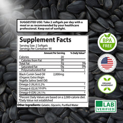 Mother Nature Organics omega-rich softgels provide convenient daily support for mobility.