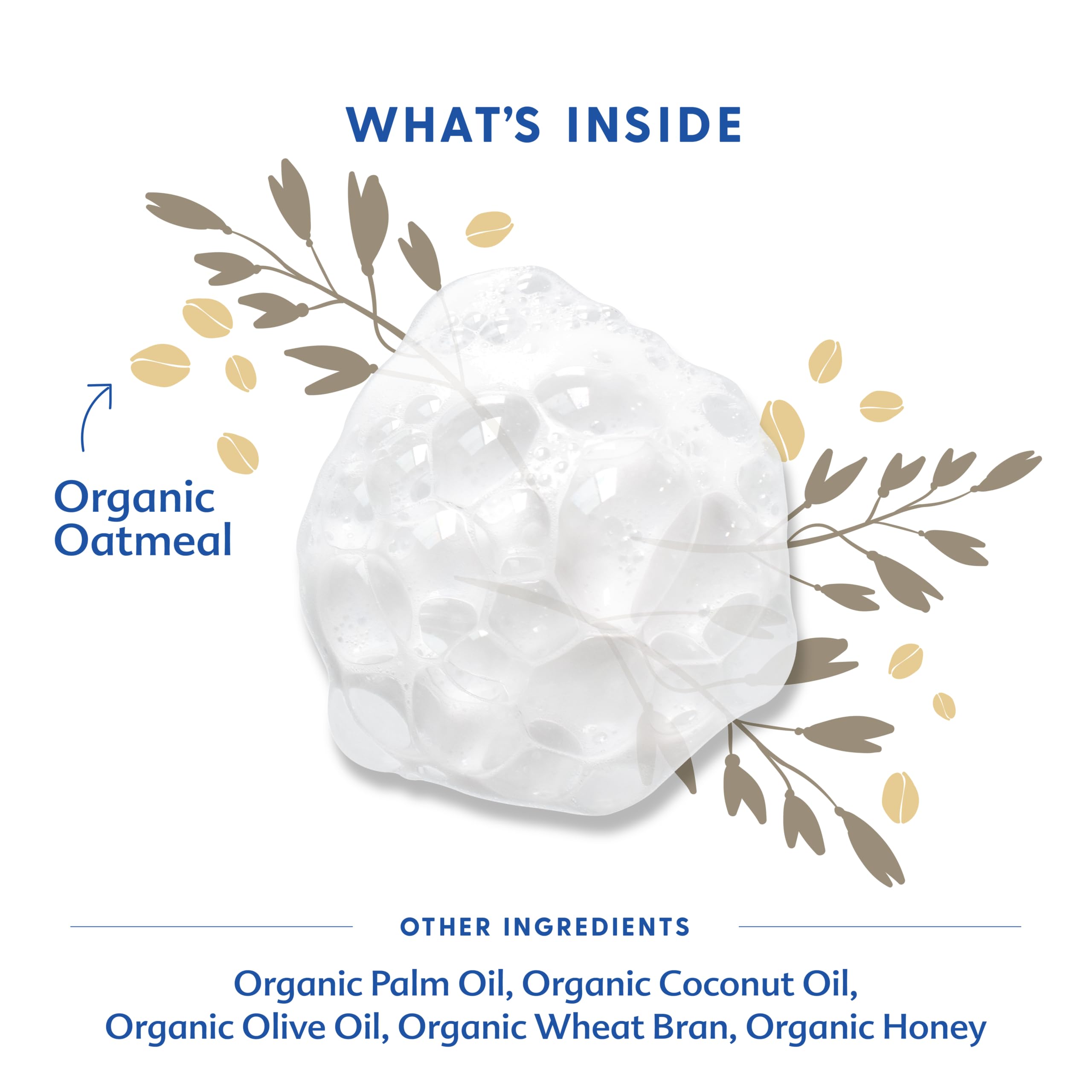 Baby-friendly soap suitable for family use